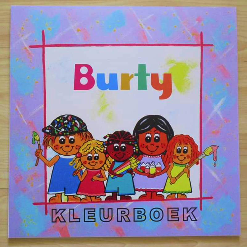 Burty - kunst en inlijsterij - kleurboek